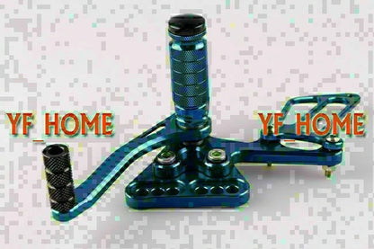 Rearsets Foot Pegs for Suzuki GSXR1000 K5 (2005-2006) - Blue