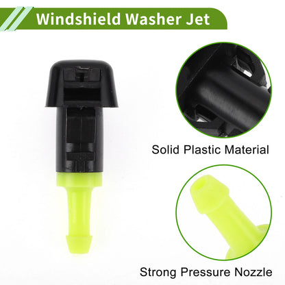 Windshield Washer Nozzle &  Hose Connectors for Jeep Patriot (2007-2017)