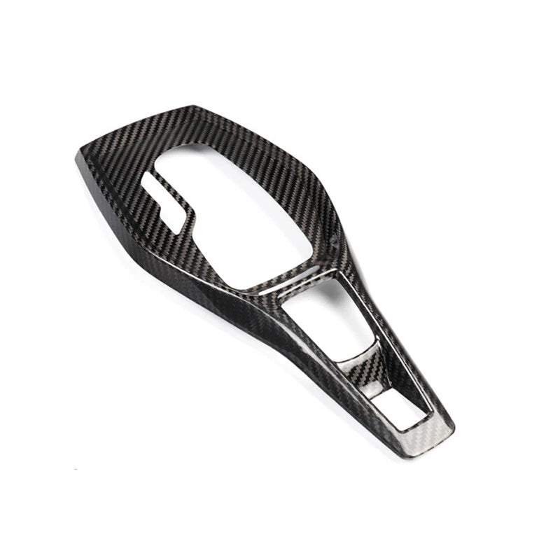 Real Carbon Fiber Gear Shift Knob Panel Cover Trim fit For Camaro 2016-2019