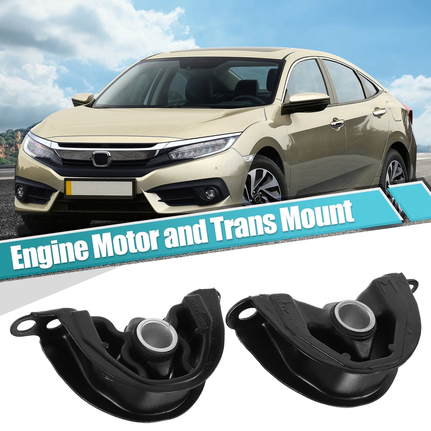 Lower Motor Mounts Set for Honda Civic (1992-2000)