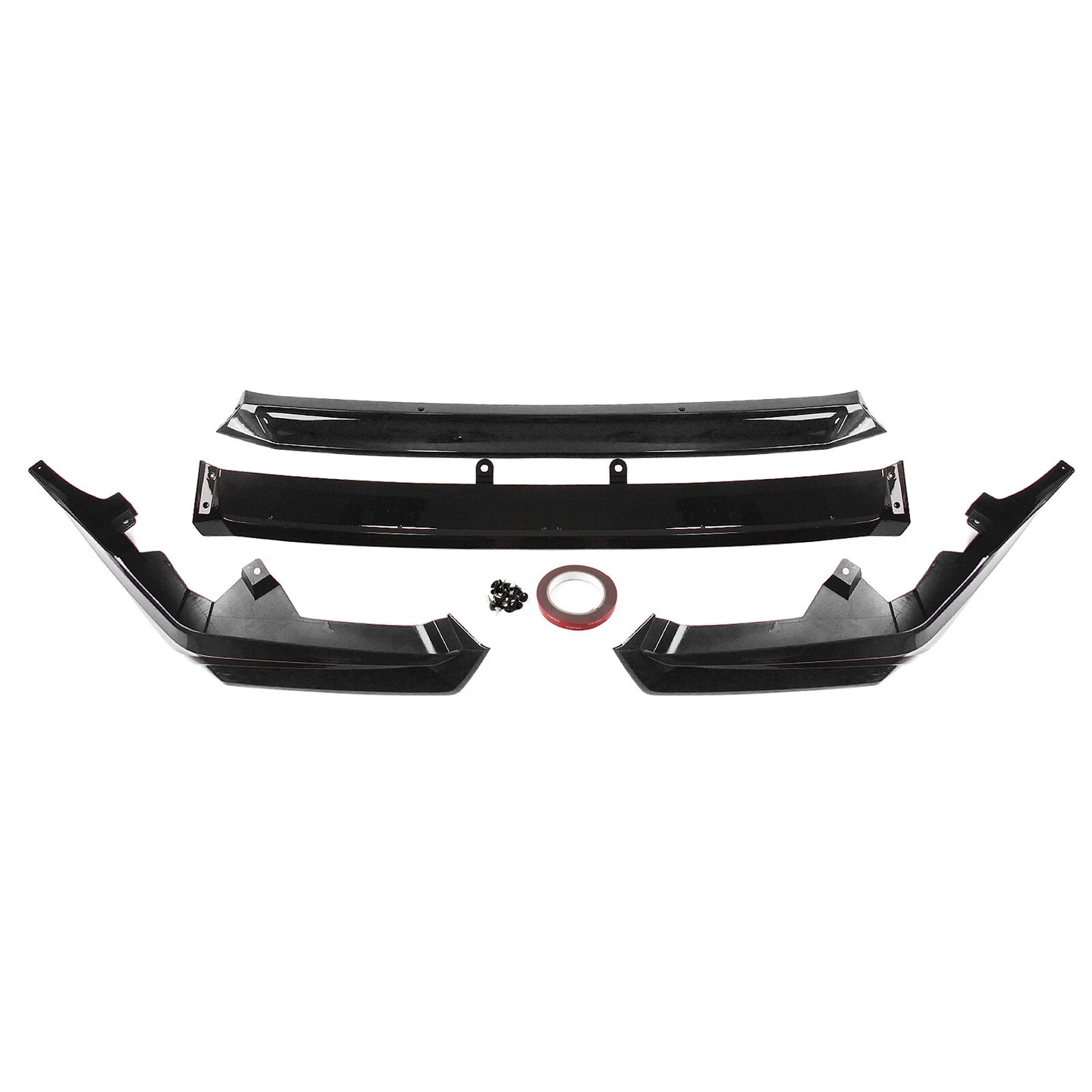 Front Spoiler Lip Cover 4 x for Honda Civic (2022-2023)