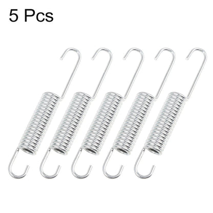 5pcs Silver Tone Main Bracket Kickstand Return Spring for GS125