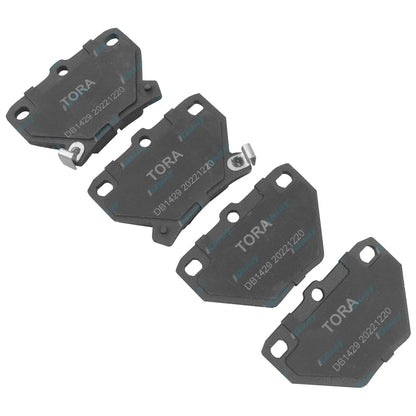 Rear Ceramic Brake Pad Set for Toyota Celica ZZT231R 1999-2005 4cyl 1.8L 2ZZ-GE