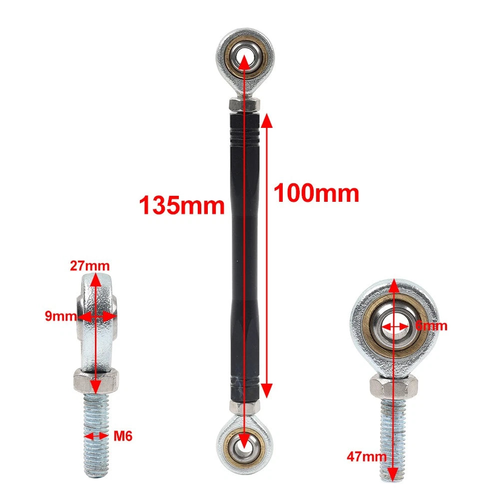 CNC Gear Shift Linkage Rod 100mm for Harley Softail Touring & Honda