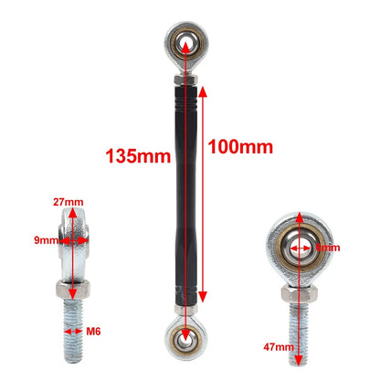 CNC Gear Shift Linkage Rod 100mm for Harley Softail Touring & Honda