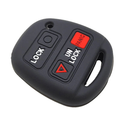 2 x Silicone 3 Button Key Cover Case for Lexus GX470 LX400 RX300 GS300 GS400