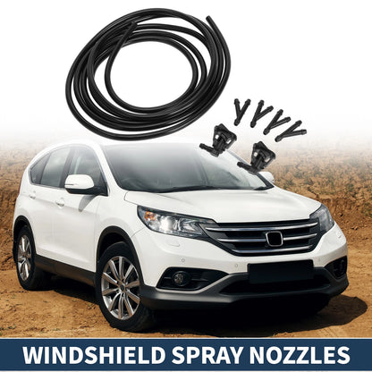 Front Windshield Washer Nozzles Set for Jeep Wrangler JK (2013-2017)