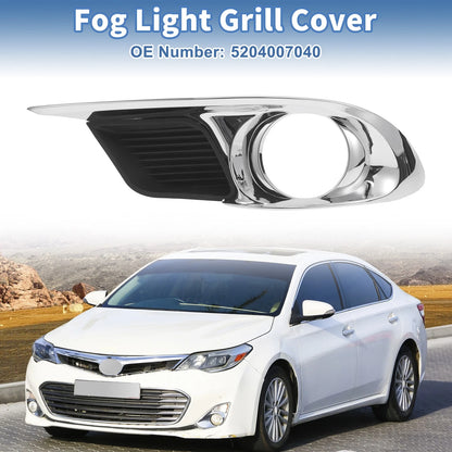 Front Left Fog Light Grill for Toyota Avalon (2011-2012)