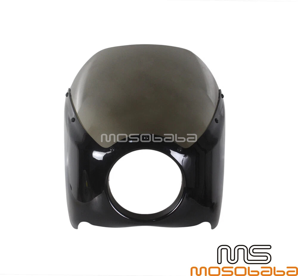 Smoke Headlight Fairing Windshield for Harley Sportster XL883 XL1200 Dyna (2004-2023)