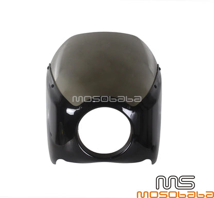 Smoke Headlight Fairing Windshield for Harley Sportster XL883 XL1200 Dyna (2004-2023)