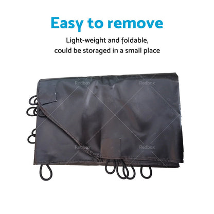Black Tonneau Cover for Ford Falcon Ute XD XE XF XG XH (1984-1999) Waterproof