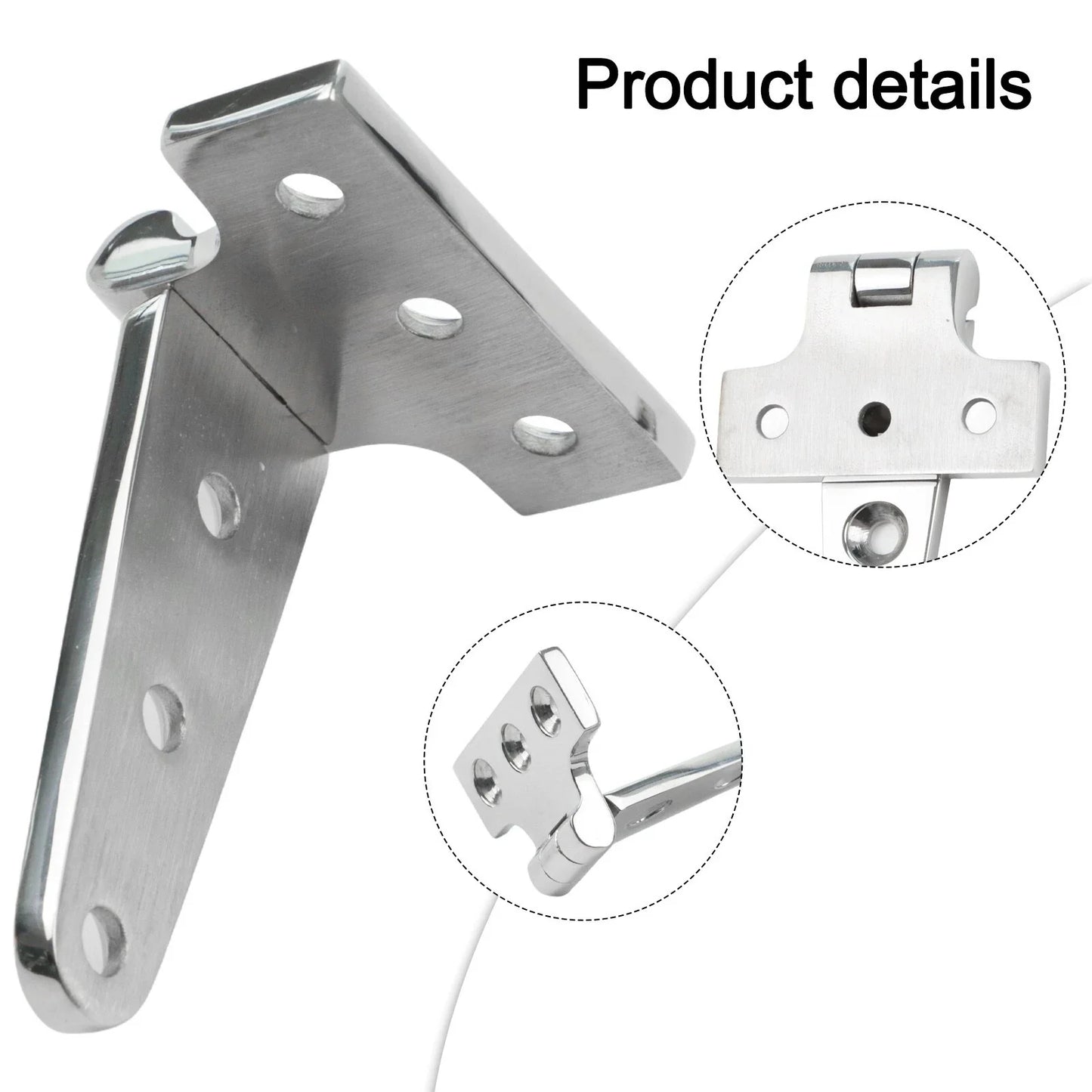 High Strength T Hinges for Boats 316 Stainless Steel with Screws
