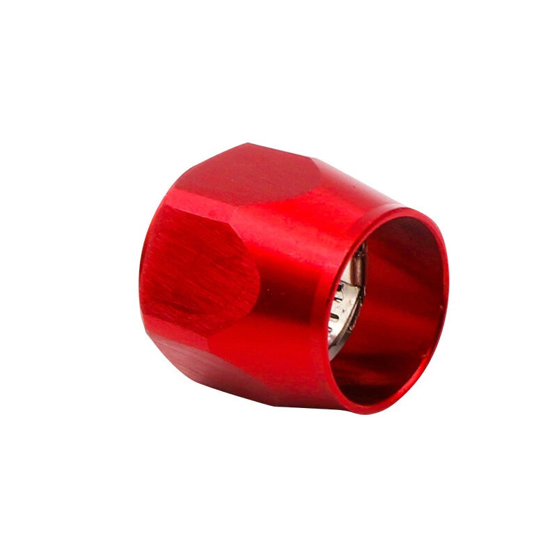 4 x Red AN6 Fuel Hose Line End Cover Clamp Connectors for Car Models