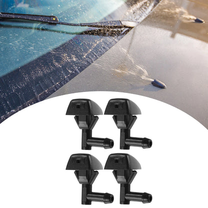 4 x Front Windshield Wiper Washer Nozzles for Volvo S60 (2001-2010)
