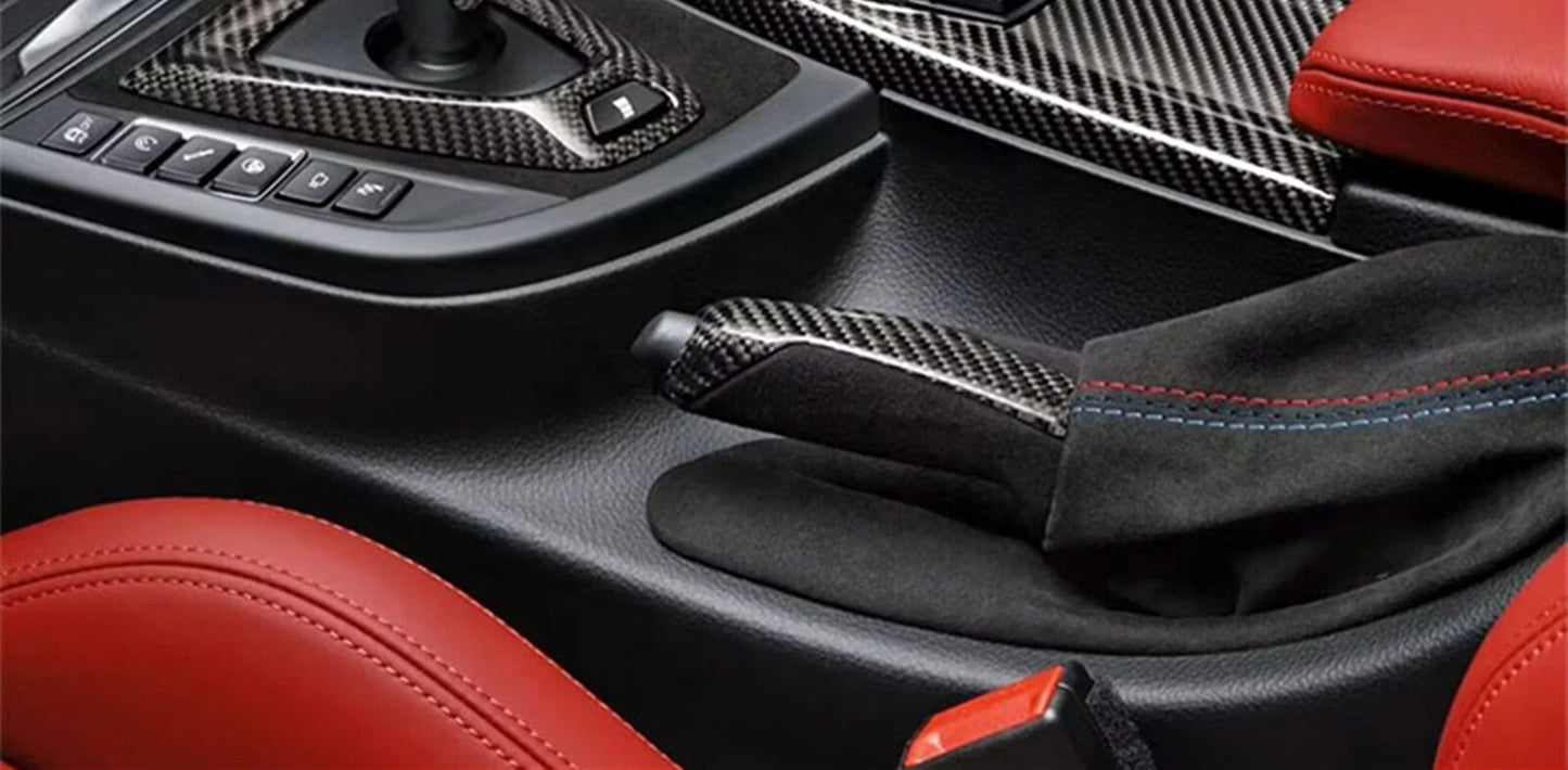 Carbon Fiber Handbrake Handle for BMW F30 F34 F80 F82 (2012-2019)