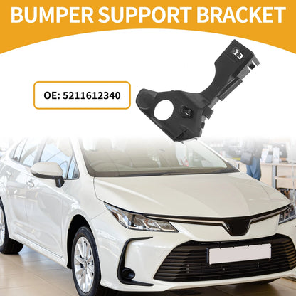 LH Front Bumper Support Bracket for Toyota Corolla (2002-2007) 1 Pc Black