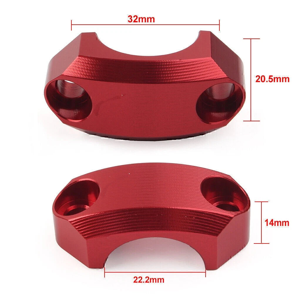 22mm Master Cylinder Perch Clamp Cover Orange for Motocross MX