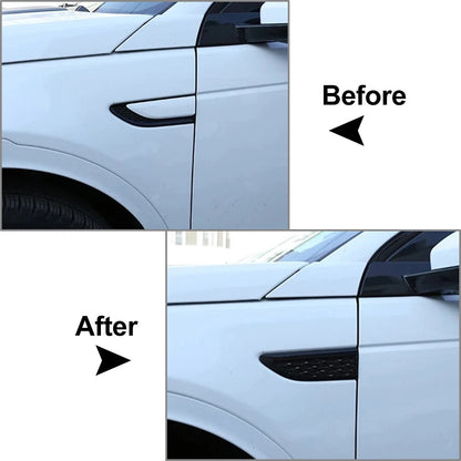 Glossy Black Left Side Wing Vent Fender Trim for Land Rover Discovery Sport (2015+)