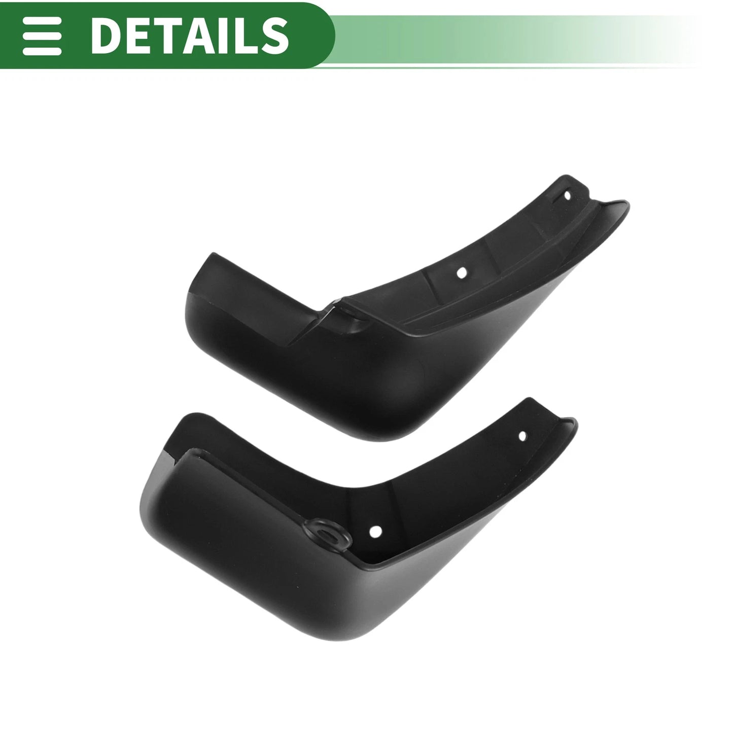 Mud Flaps Splash Guards 1 Set for Nissan LEAF (2011-2016)