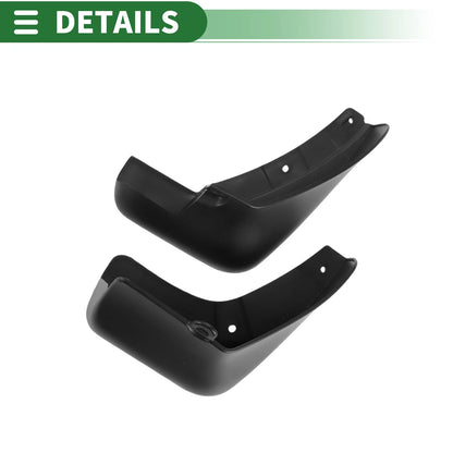 Mud Flaps Splash Guards 1 Set for Nissan LEAF (2011-2016)