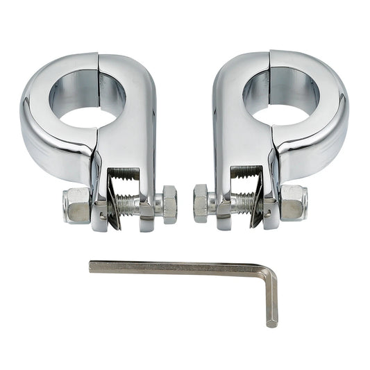 1.25" Highway Foot Pegs Mounts for Harley, Yamaha, Honda