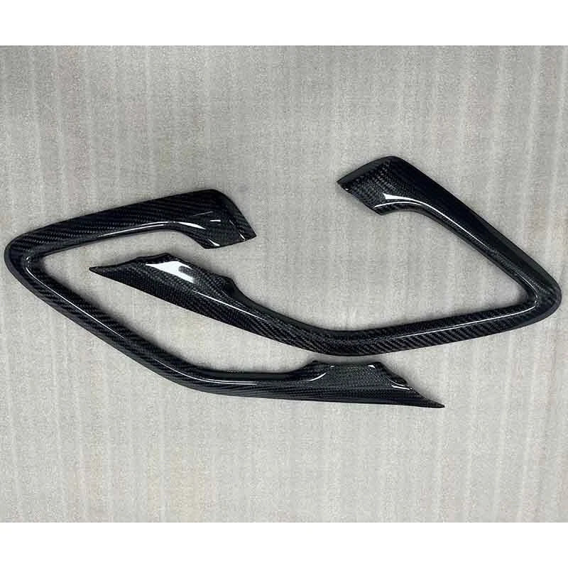 100% Carbon Fiber Interior Door Handle Frame Cover For Nissan GTR R35 2008-2016