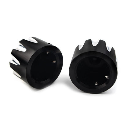 CNC Cut Front Axle Cap Nut Cover for Harley Electra Glide & Sportster (All)
