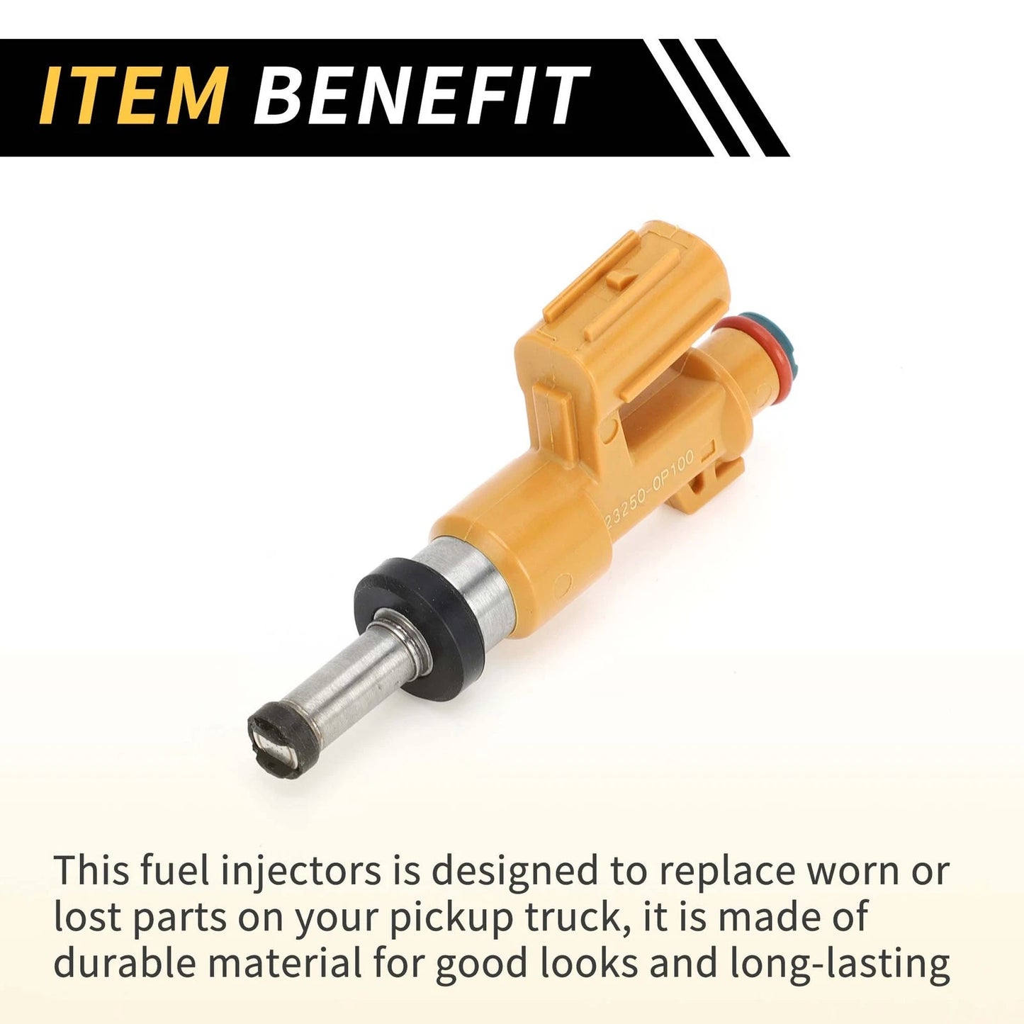 Fuel Injector 12 Holes Yellow for Toyota Highlander (2016-2022)