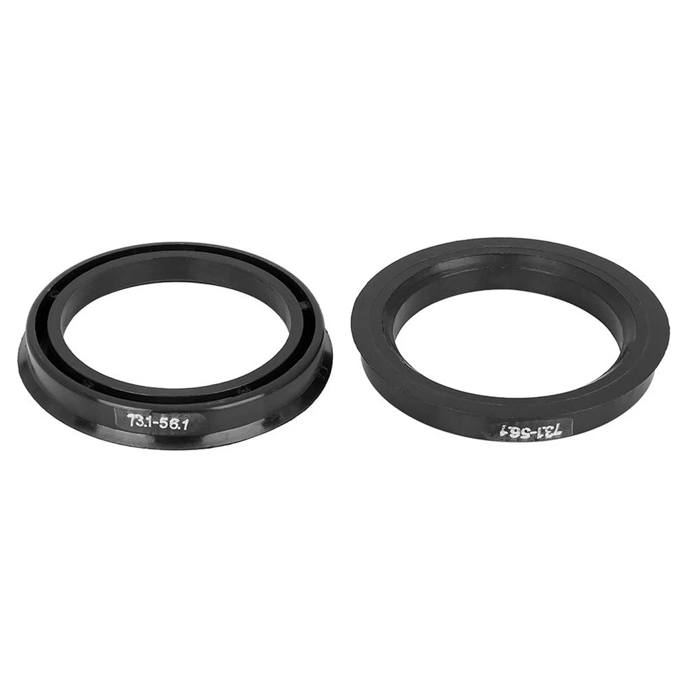 4x Plastic 73.1mm to 56.1mm Hub Centric Rings for Car Wheel Spacer