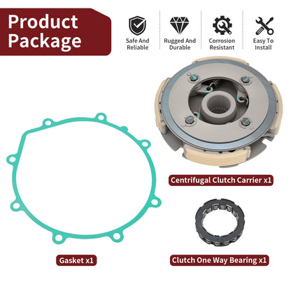 Wet Clutch Carrier & Bearing w/ Gasket for Yamaha Wolverine 350 YFM350 (2006-2009)