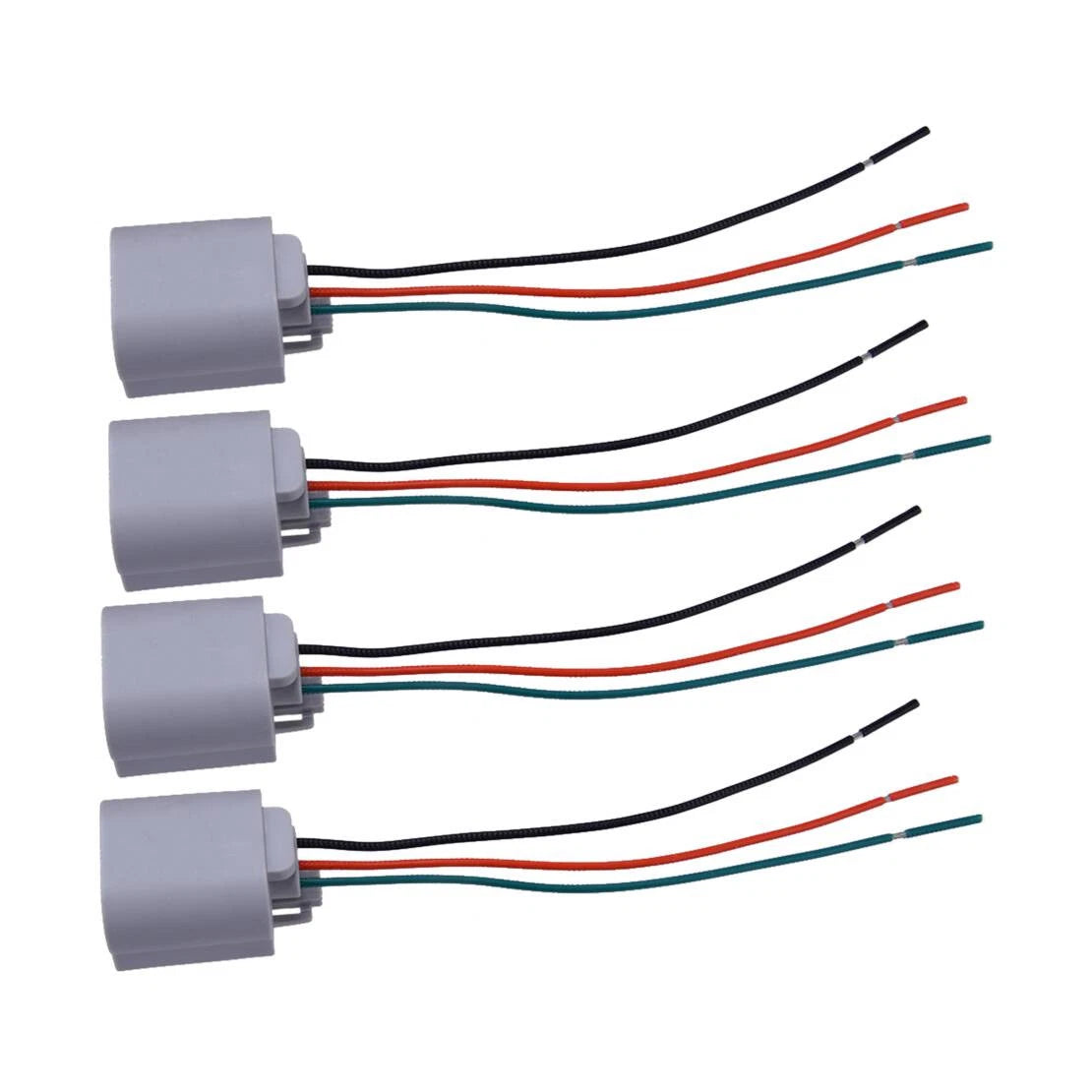 4 x H13 9008 Headlight Connector Pigtail Wire Harness for Ford F150 (2004-2019)