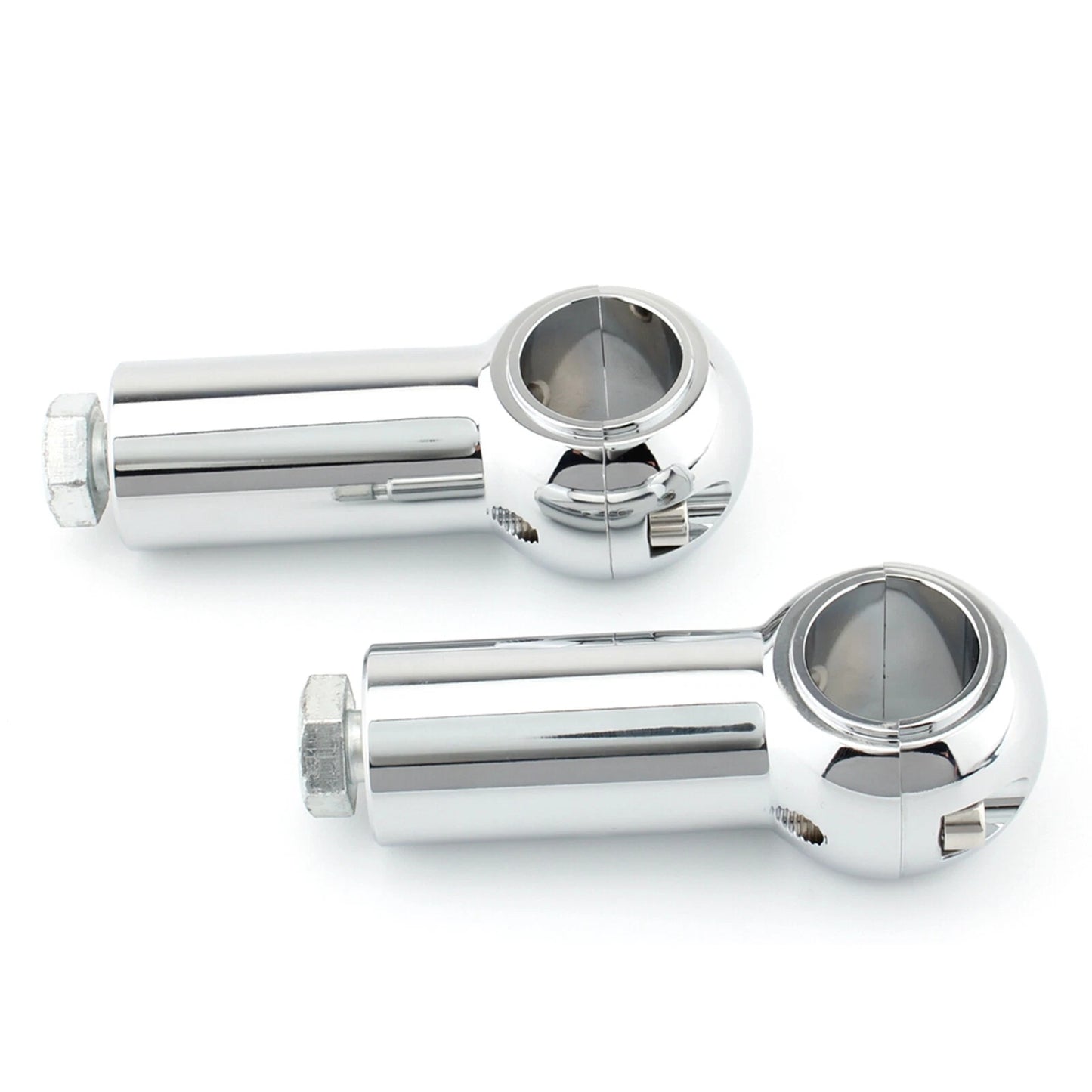 3" Chrome Handlebar Risers for Harley Davidson Cruisers