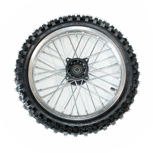 15mm Silver Axle Front Wheel Rim Tire for PIT PRO Dirt Bike