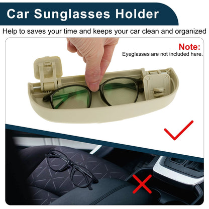 Sunglasses Case for BMW X1 U11 iX1 (2022-2024) Eyeglasses Holder Beige