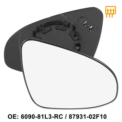 Heated Mirror Glass with Backing Plate for Toyota C-HR (2017-2023)