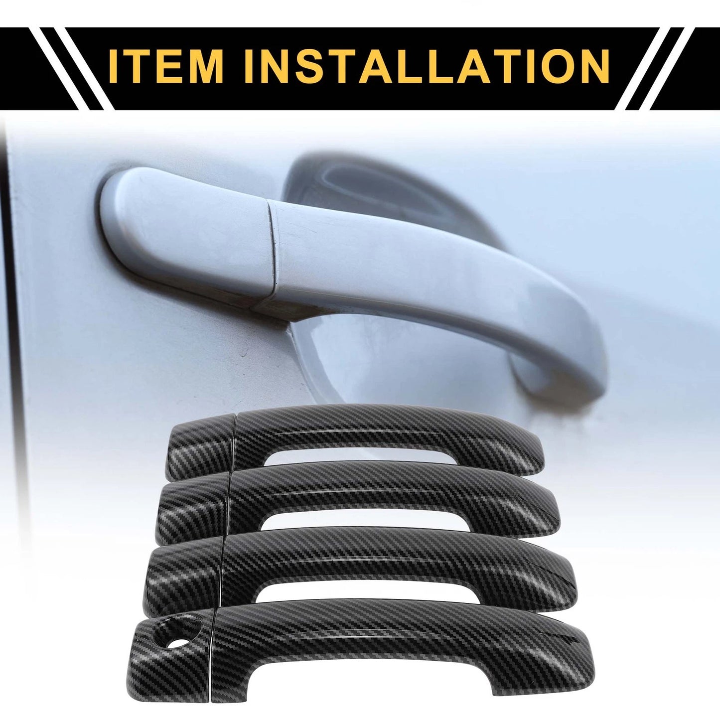 4pcs Exterior Door Handle Cover for Toyota Tundra (2007–2020)