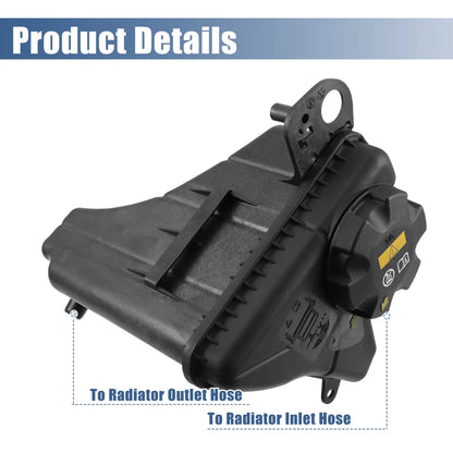Coolant Radiator Reservoir Tank with Cap and Sensor for BMW (2019)