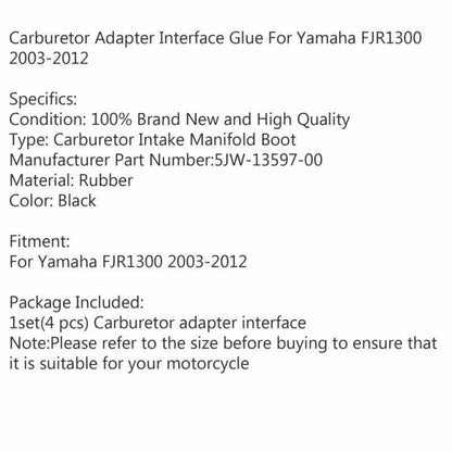 Carburetor Intake Manifold for Yamaha FJR1300 (2003-2012)
