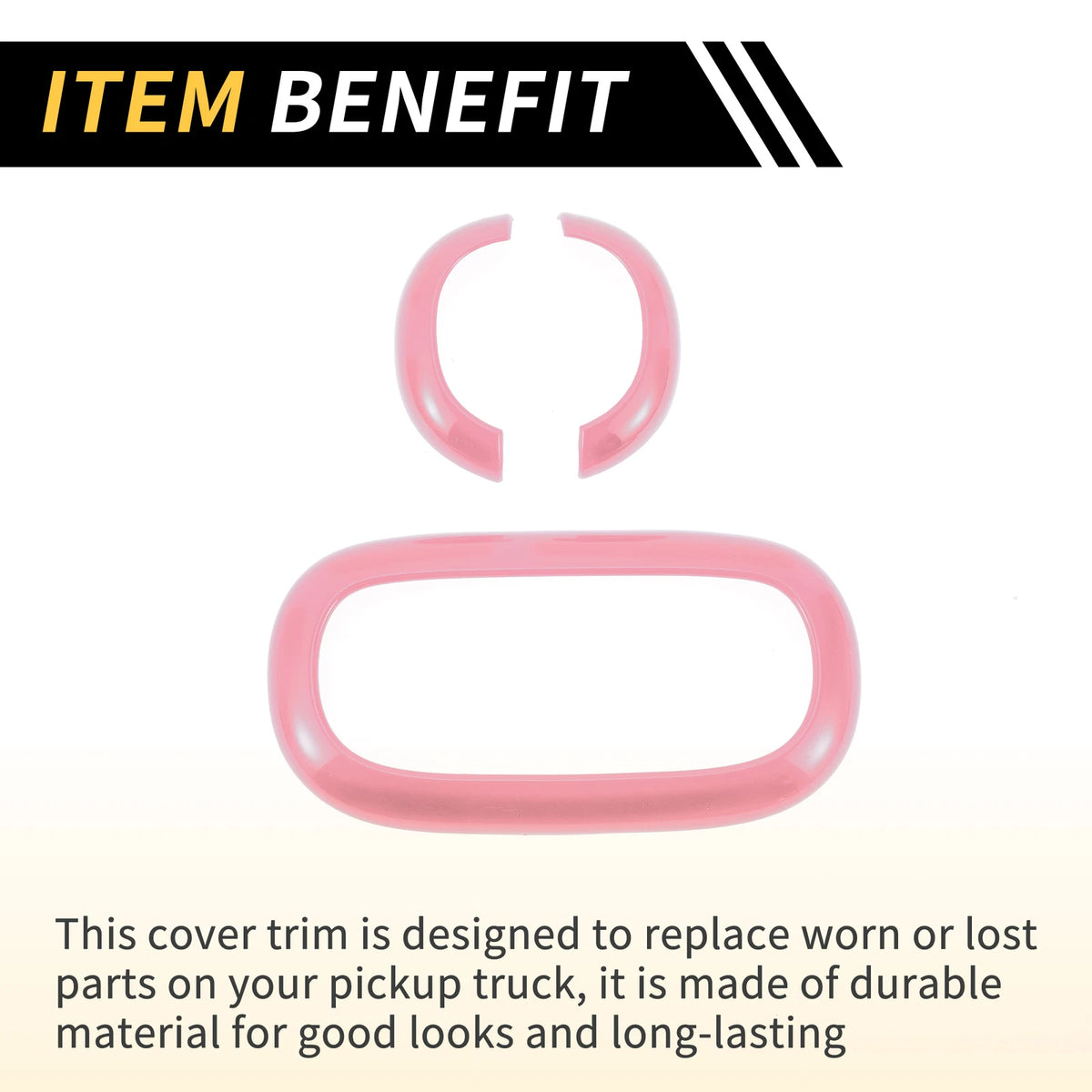 Front Rear Roof Reading Light Trim Covers for Jeep Wrangler JK (2007-2018)