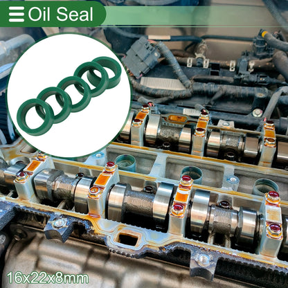Oil Seal / 16x22x8mm 5 Pcs / Seal Ring Rotary Shaft Seal TPU for Make Model
