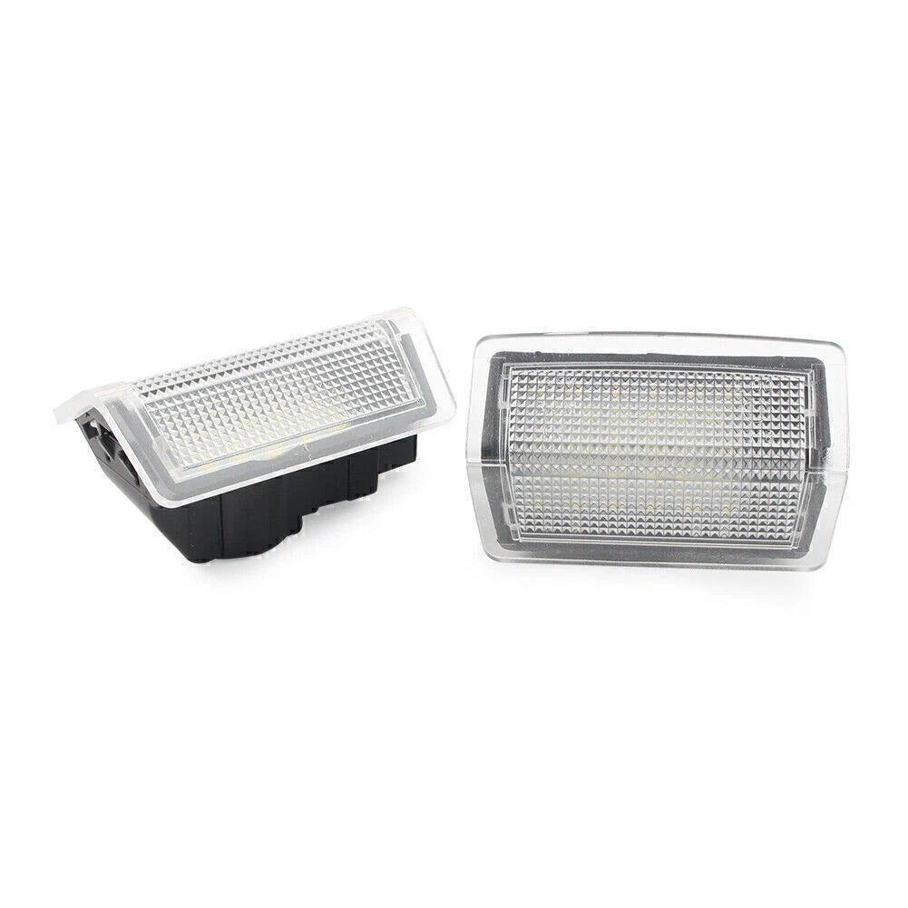 2 x White Courtesy Side Door Lights for Mercedes Benz B C E ML Class