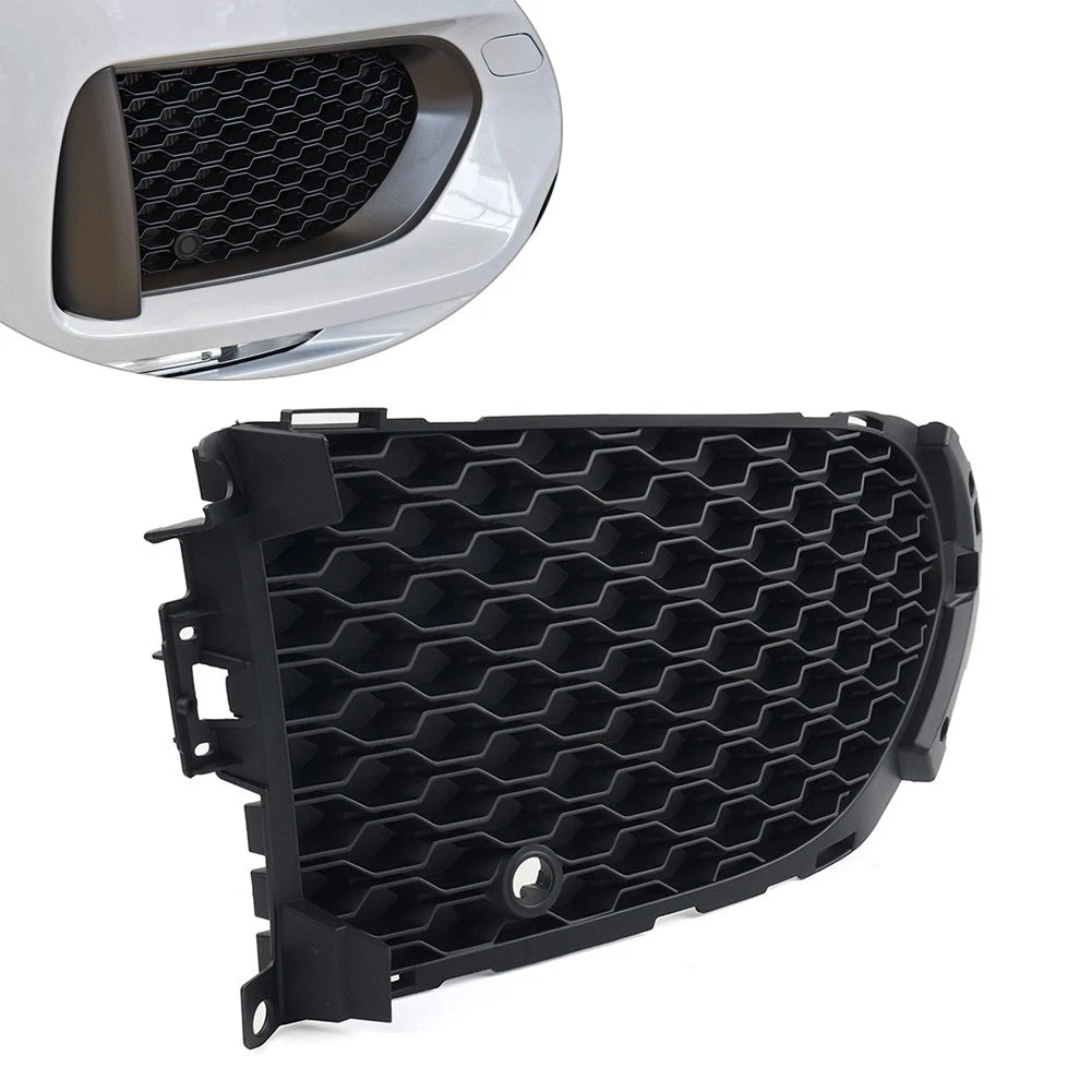Right Closed Mesh Front Bumper Fog Light Grill for Jaguar F-Pace (2016-2023)