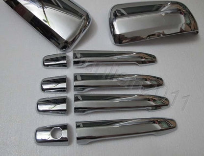 Side Mirror Door Handle Cover Trim for Mitsubishi Lancer EX (2008-2016)
