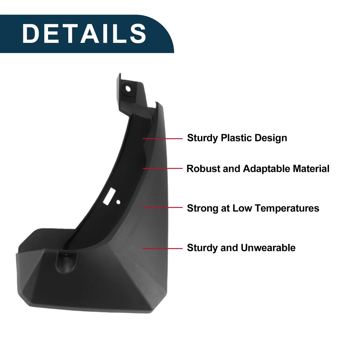 Mud Flaps Splash Guards 1 Set for Toyota Wildlander (2020-2023)