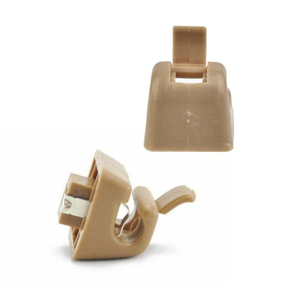 Beige Sun Visor Hook Clip Buckle for Mercedes Benz W201 W123 W124 W126