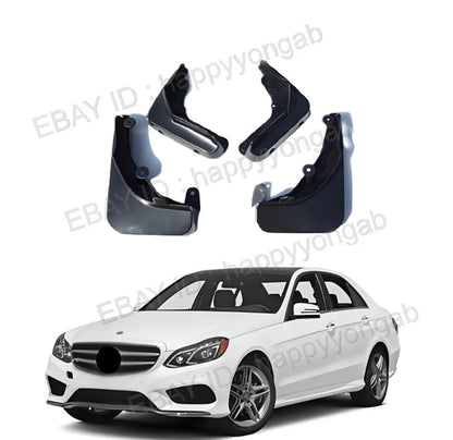 Mud Flaps Splash Guards for Mercedes Benz E Class Sport Sedan W212 (2014-2016)