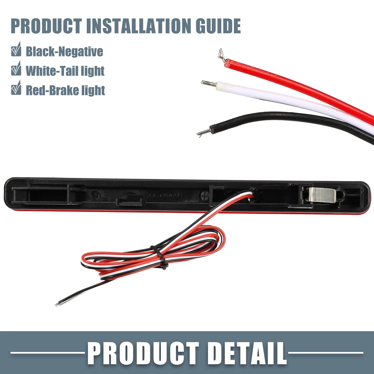 Rear Bumper Reflector LED Brake Tail Light for Acura TSX
