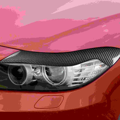 Carbon Fiber Headlight Eyelid Eyebrow Cover Trim for BMW Z4 E89 2009-2015