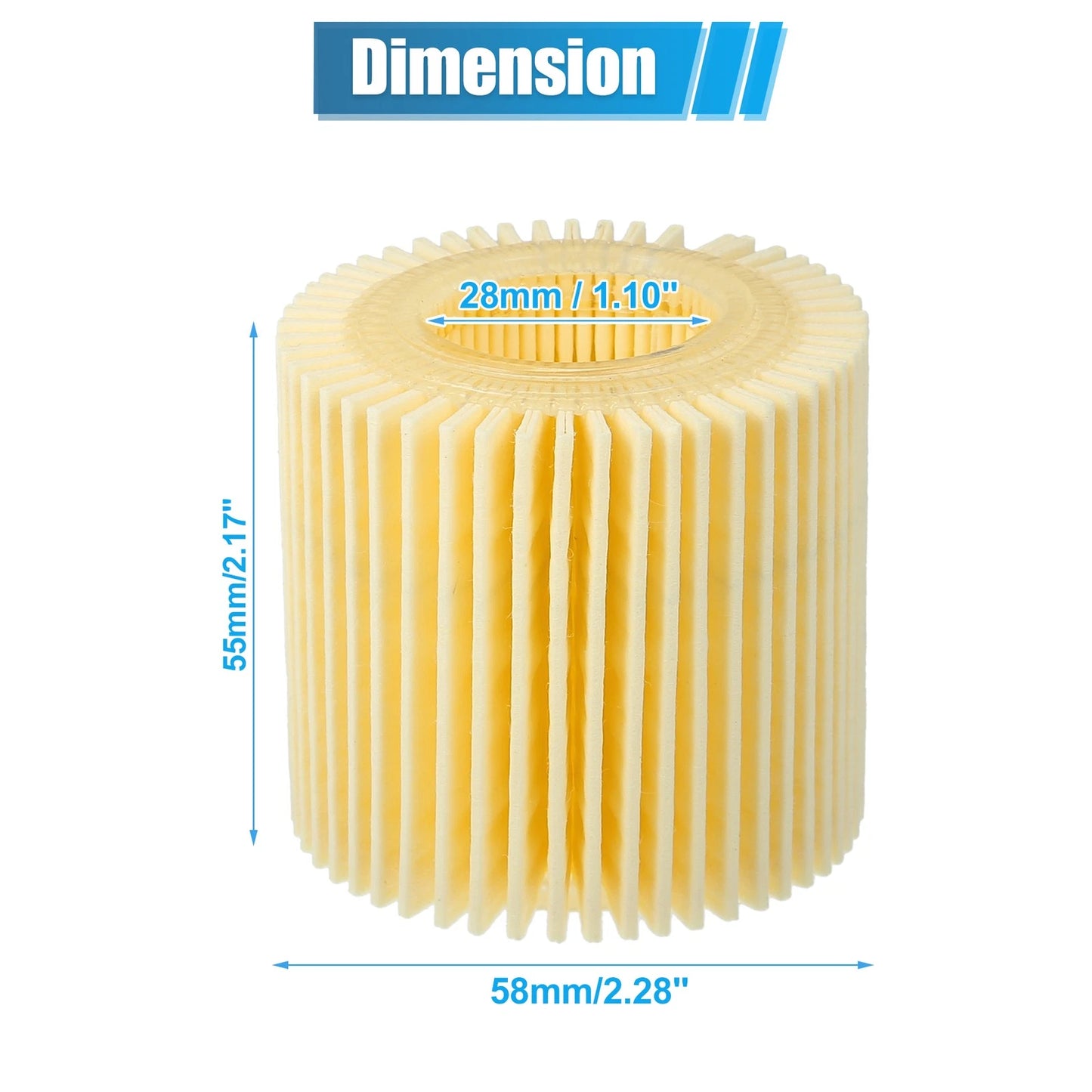 Engine Oil Filter for Toyota (2010-2023)