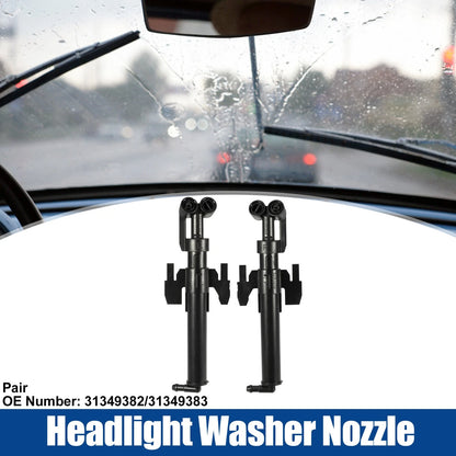 Front Left Right Headlight Washer Nozzles for Volvo XC90 (2021-2024)